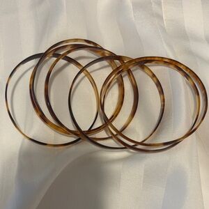 Tortoise Shell Bangle Set
